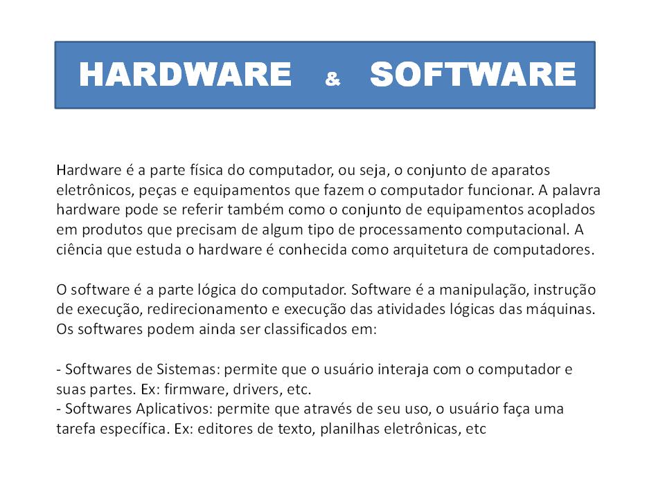 Hardware Software So Turma Info Jg018